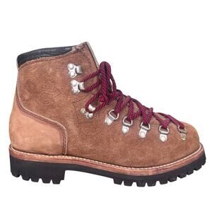 Vintage Dexter Men’s Brown Suede D-Ring Hiking Boots Size 8 M